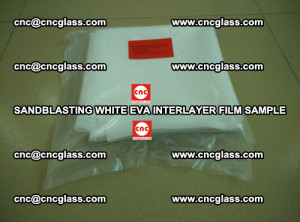 Sandblasting White EVA INTERLAYER FILM sample, EVAVISION (10)