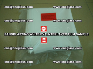 Sandblasting White EVA INTERLAYER FILM sample, EVAVISION (13)