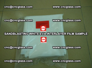 Sandblasting White EVA INTERLAYER FILM sample, EVAVISION (30)