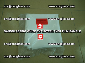 Sandblasting White EVA INTERLAYER FILM sample, EVAVISION (33)