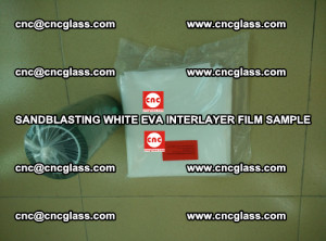 Sandblasting White EVA INTERLAYER FILM sample, EVAVISION (43)