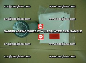 Sandblasting White EVA INTERLAYER FILM sample, EVAVISION (64)