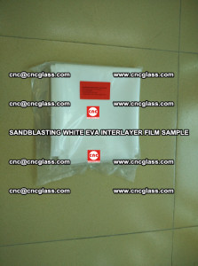 Sandblasting White EVA INTERLAYER FILM sample, EVAVISION (71)