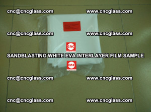 Sandblasting White EVA INTERLAYER FILM sample, EVAVISION (8)