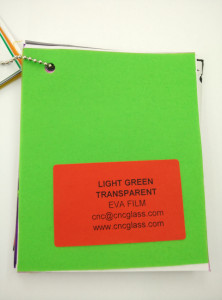 Light Green EVAVISION transparent EVA interlayer film for laminated safety glass (41)