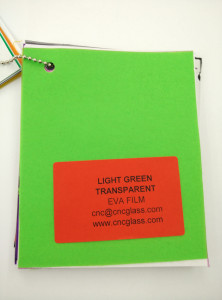 Light Green EVAVISION transparent EVA interlayer film for laminated safety glass (42)