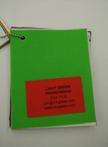 Light Green EVAVISION transparent EVA interlayer film for laminated safety glass (48)